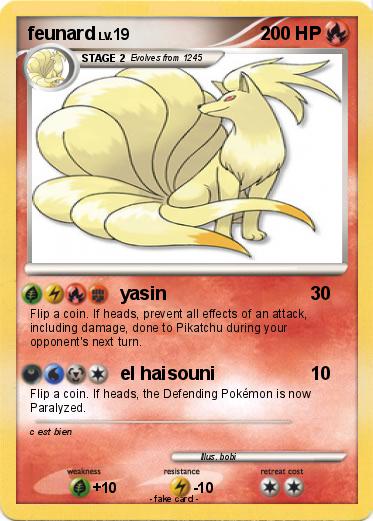 Pokemon feunard