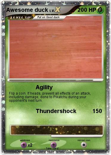 Pokemon Awesome duck