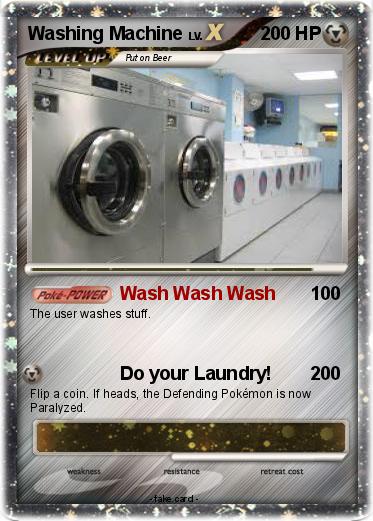 Pokemon Washing Machine