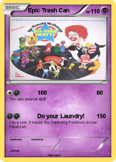 Pokemon Epic Trash Can