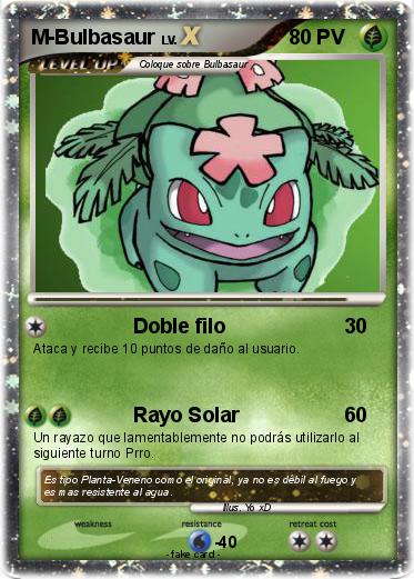 Pokemon M-Bulbasaur