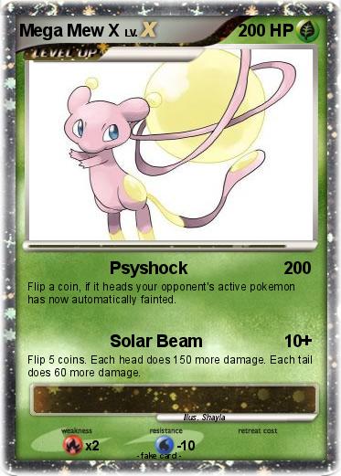 Pokemon Mega Mew X