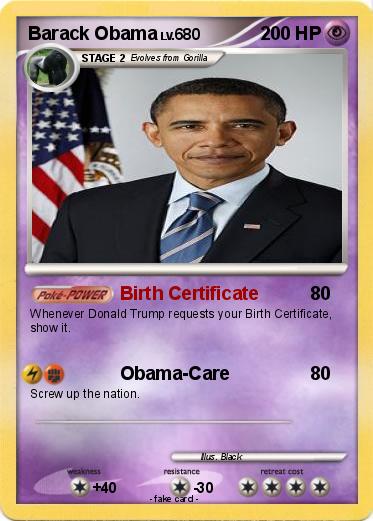 Pokemon Barack Obama