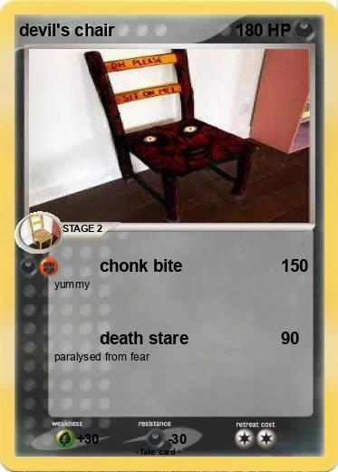 Pokemon devil's chair