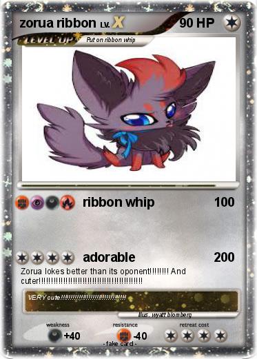 Pokemon zorua ribbon