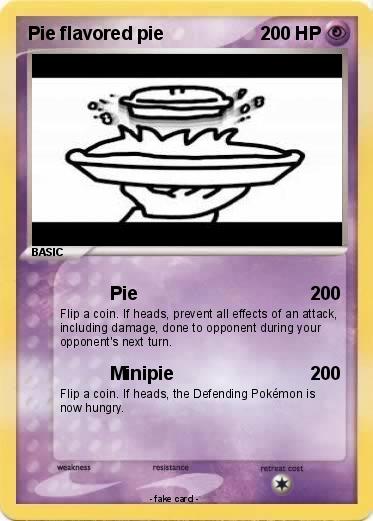 Pokemon Pie flavored pie