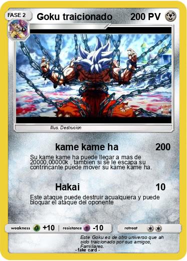Pokemon Goku traicionado