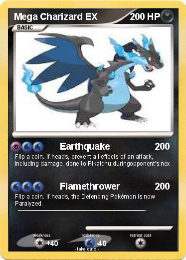 Pokemon Mega Charizard EX