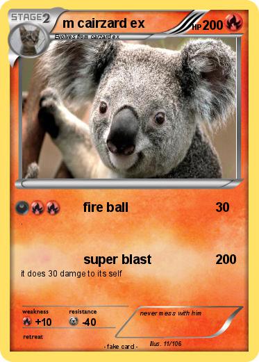 Pokemon m cairzard ex