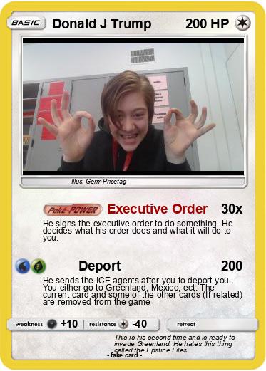 Pokemon Donald J Trump