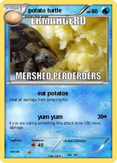 Pokemon potato turtle