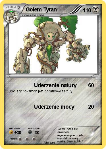Pokemon Golem Tytan
