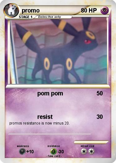 Pokemon promo