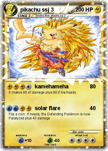 Pokemon pikachu ssj 3