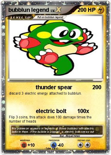 Pokemon bubblun legend