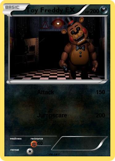 Pokemon Toy Freddy EX