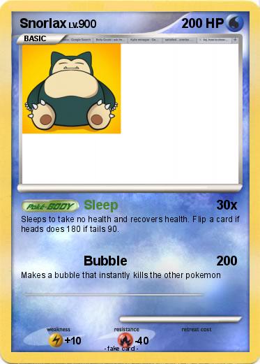 Pokemon Snorlax