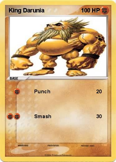 Pokemon King Darunia