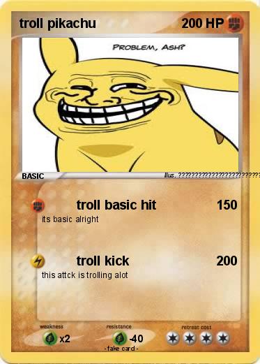 Pokemon troll pikachu