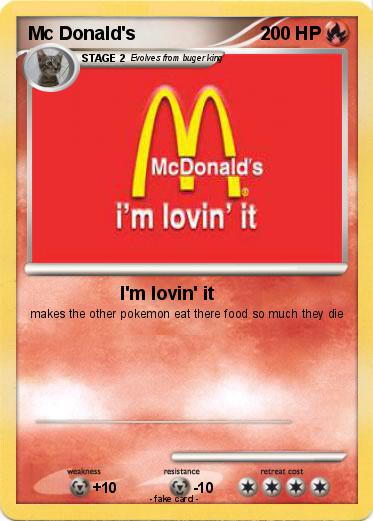 Pokemon Mc Donald's