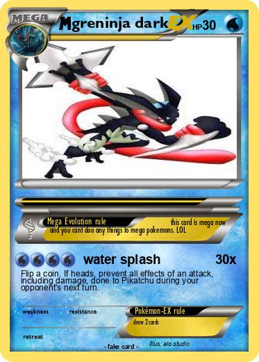 Pokemon greninja dark
