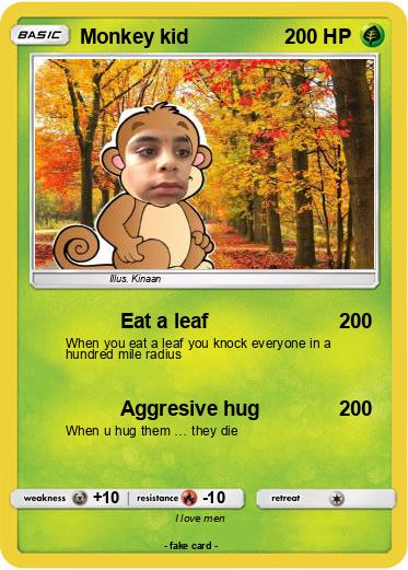 Pokemon Monkey kid