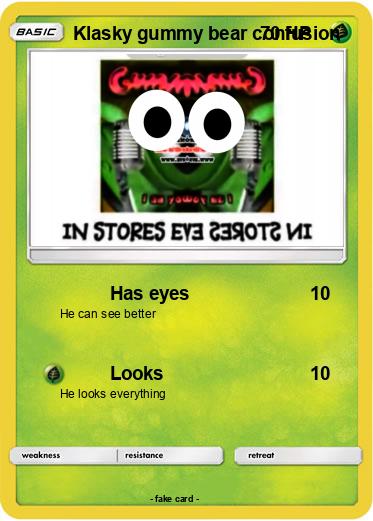Pokemon Klasky gummy bear confusion