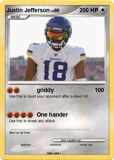 Pokemon Justin Jefferson