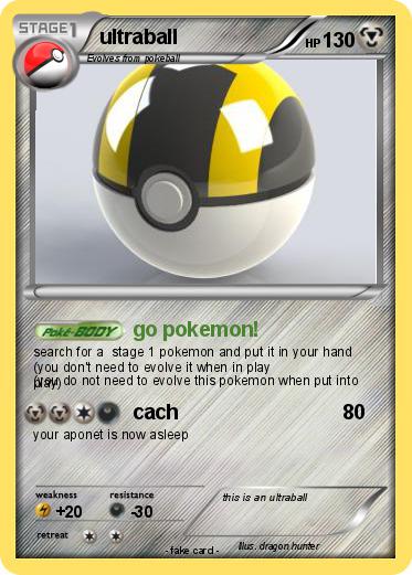 Pokemon ultraball