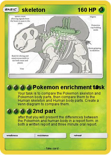Pokemon skeleton