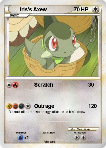 Pokemon Iris's Axew