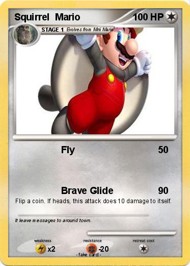 Pokemon Squirrel  Mario