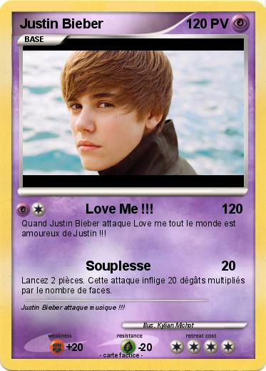 Pokemon Justin Bieber