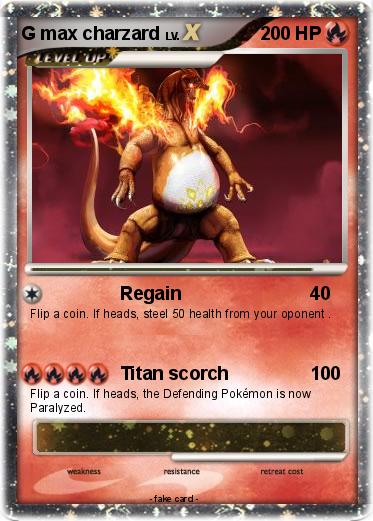 Pokemon G max charzard