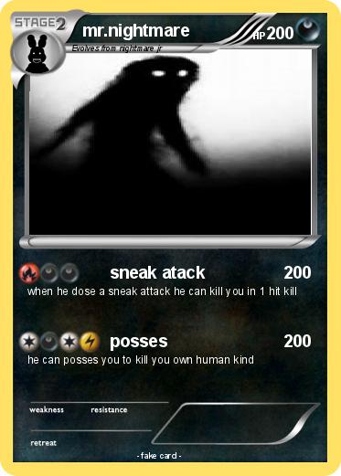 Pokemon mr.nightmare
