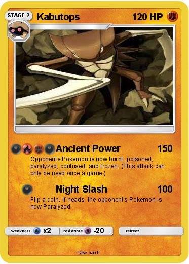 Pokemon Kabutops
