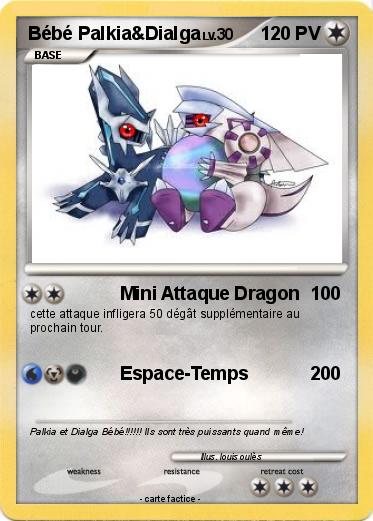 Pokemon Bébé Palkia&Dialga