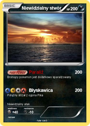 Pokemon Niewidzialny stwór