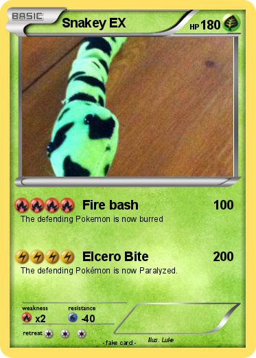 Pokemon Snakey EX