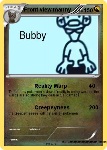 Pokemon Front view manny