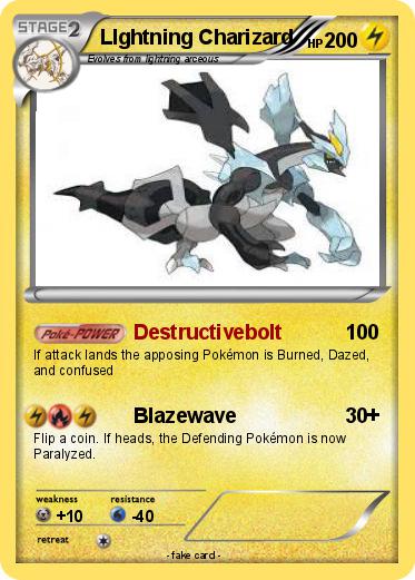 Pokemon LIghtning Charizard