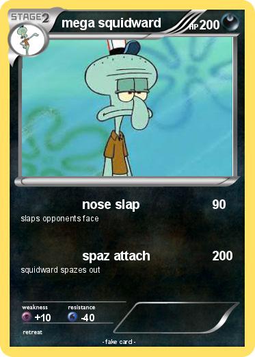 Pokemon mega squidward
