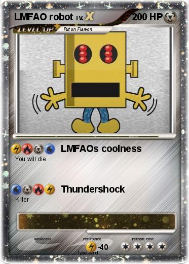 Pokemon LMFAO robot