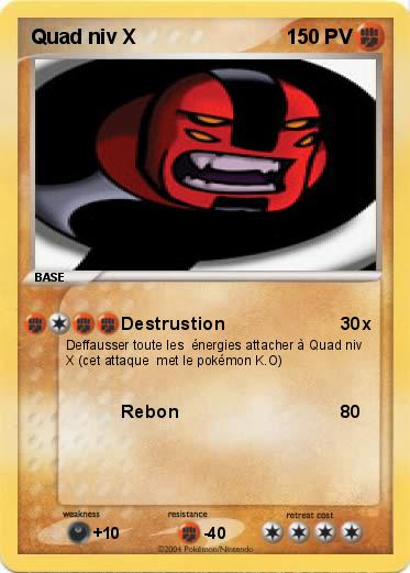 Pokemon Quad niv X