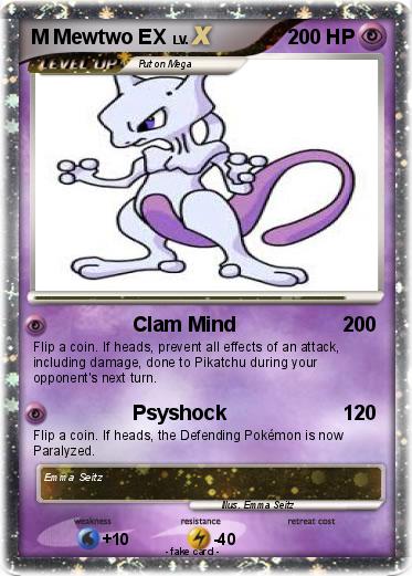 Pokemon M Mewtwo EX