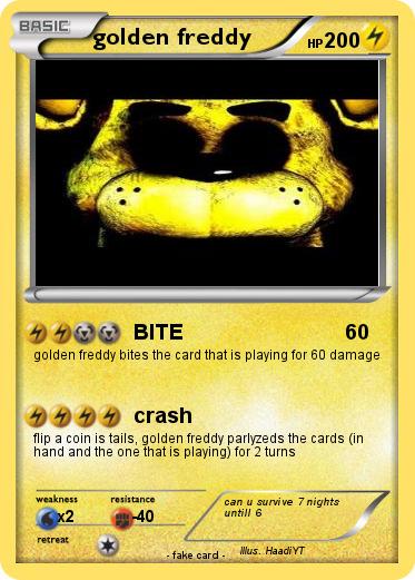 Pokemon golden freddy