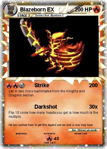 Pokemon Blazeborn EX