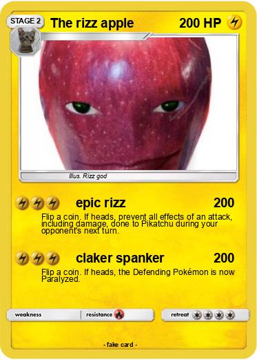 Pokemon The rizz apple