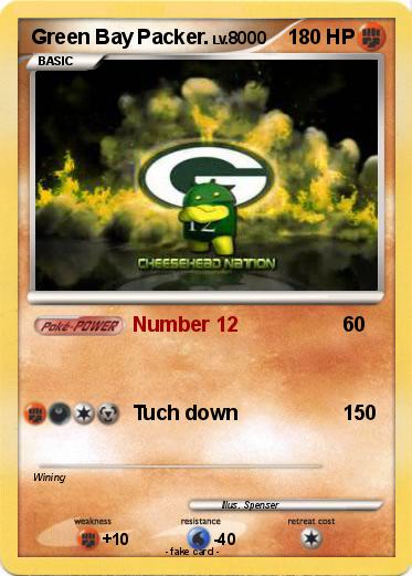 Pokemon Green Bay Packer.