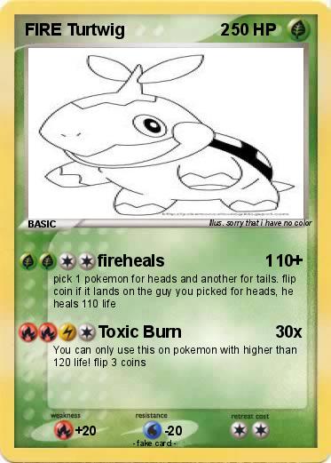 Pokemon FIRE Turtwig                     2